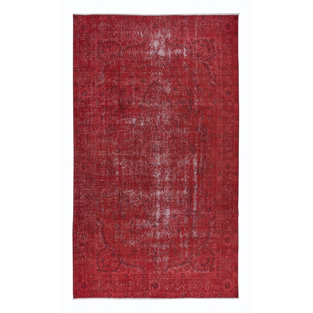 Red Turkish Rug, 1'7 x 2'9 FT / 47 outlet x 83 CM Vintage Oushak Rug, Red Door Mat Rug, Entryway Rug, Small Rug, Boho Decor, Bathroom Rug, Y-645